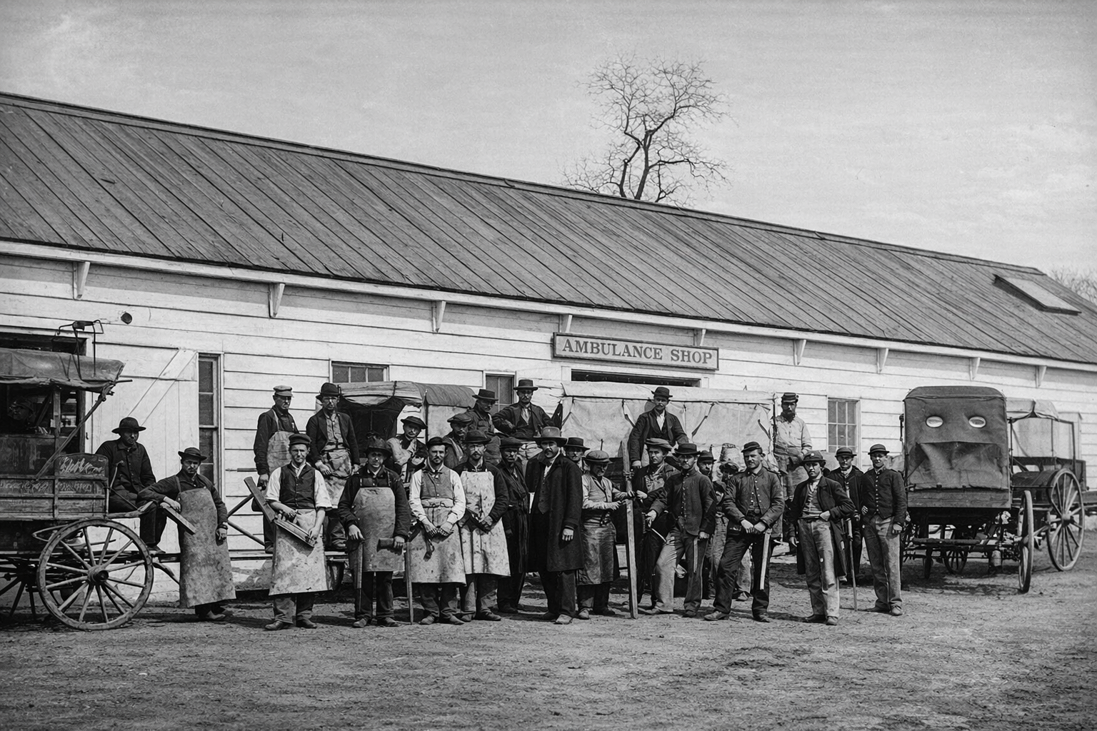 Ambulance Garage 1865