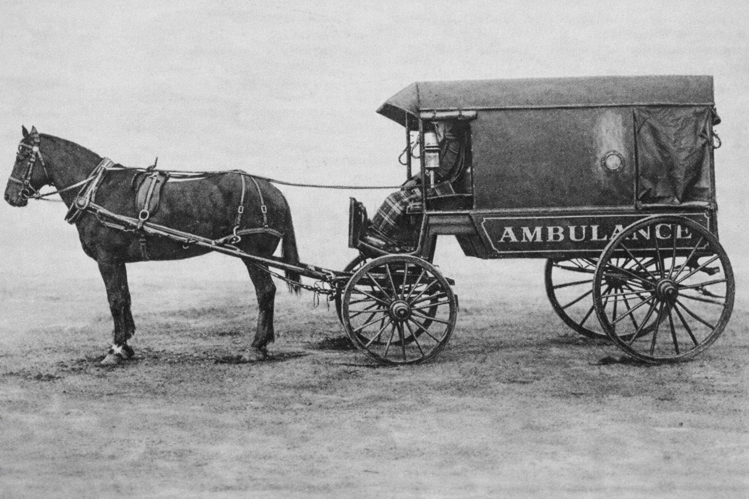 1870s Bellevue Hospital Ambulance